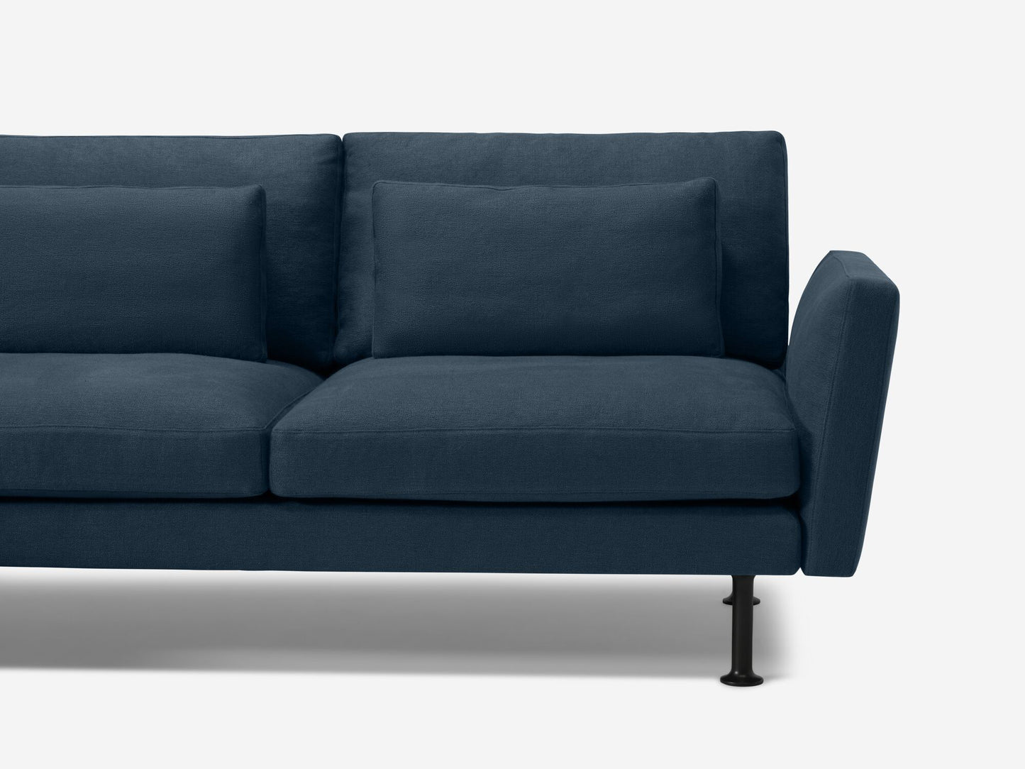 Form 2-Piece Sectional with Backless Chaise fabric