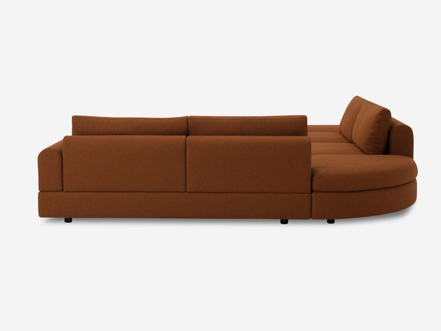 Stage Moon 3-Piece Sectional Sofa with Backless Chaise