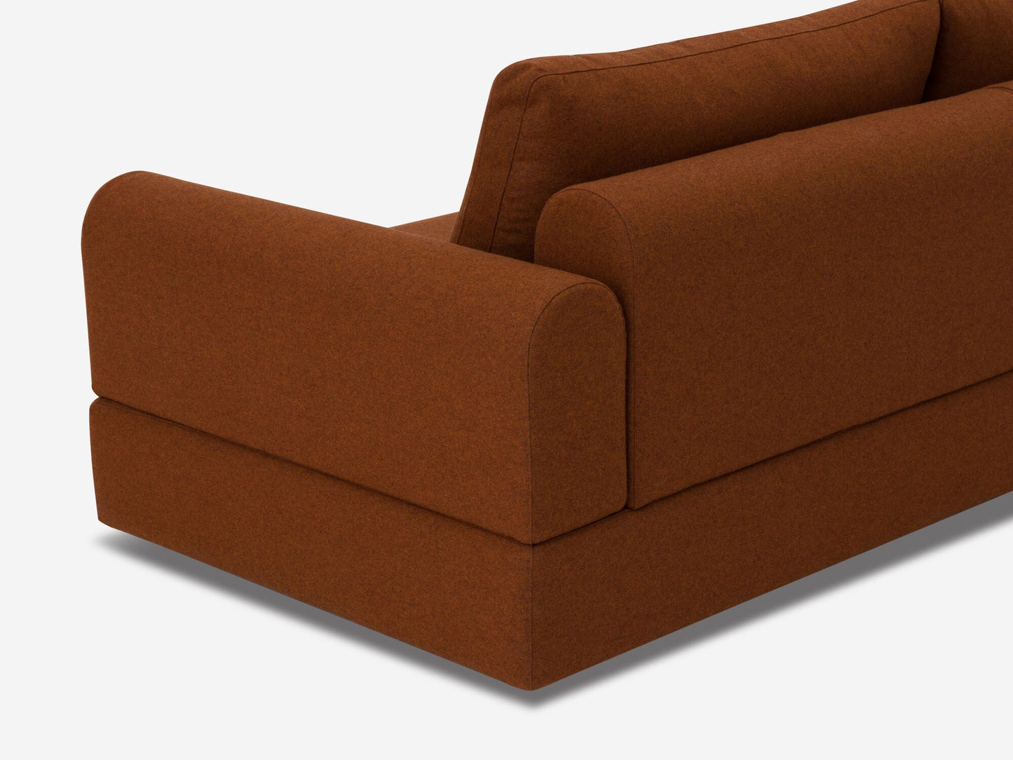Stage Moon 3-Piece Sectional Sofa with Backless Chaise