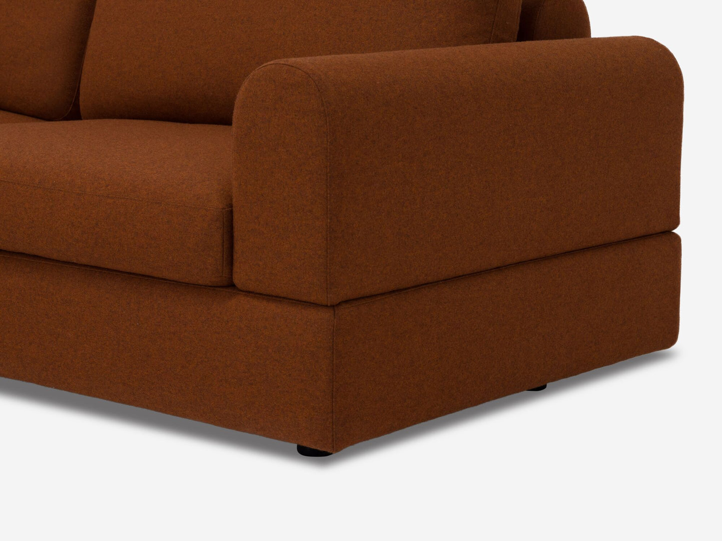 Stage Moon 3-Piece Sectional Sofa with Backless Chaise