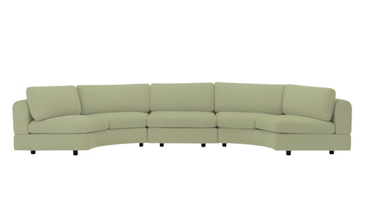Stage Moon 3-Piece Curved Sectional Sofa
