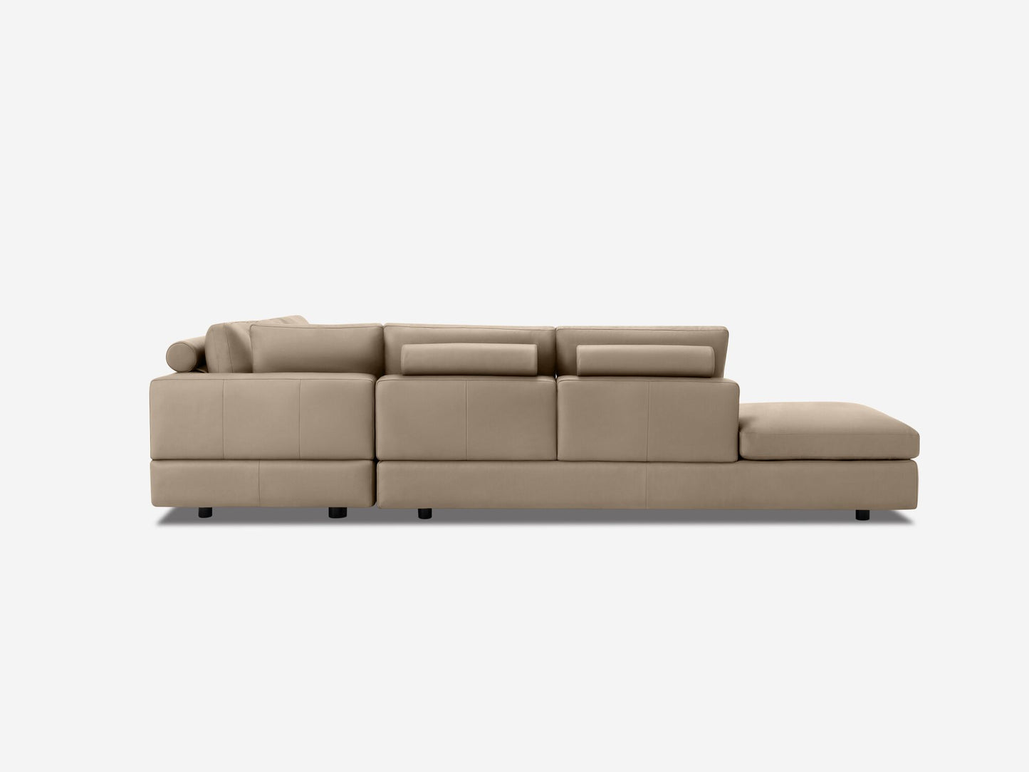 Stage Track 2-Piece Sectional Sofa with Backless Chaise