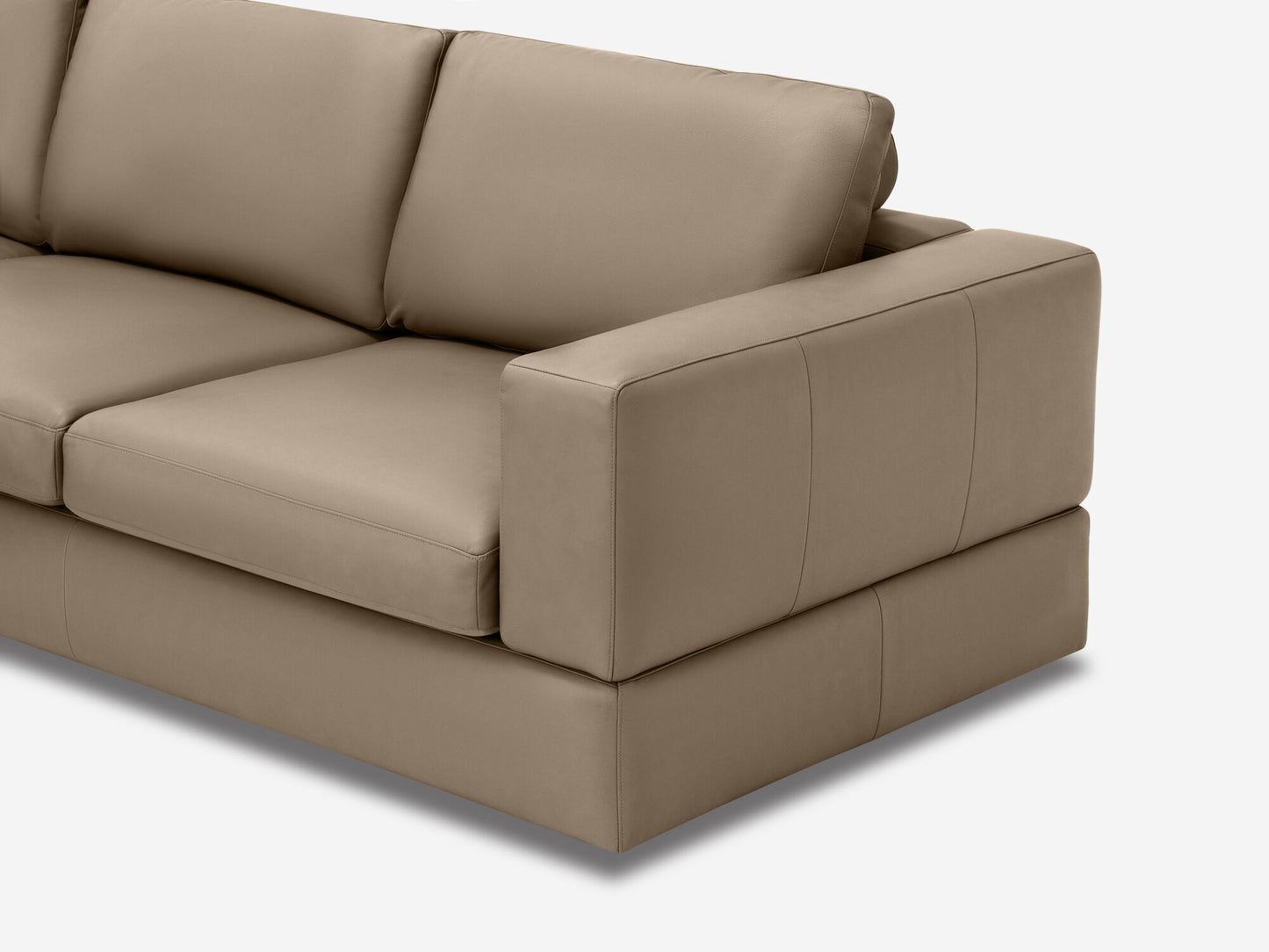 Stage Track 2-Piece Sectional Sofa with Backless Chaise
