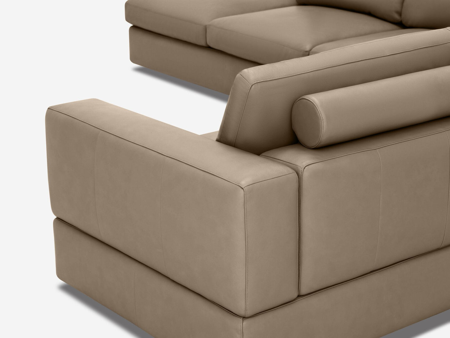 Stage Track 2-Piece Sectional Sofa with Backless Chaise