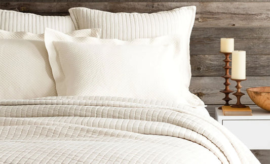 Boyfriend Ivory Matelasse Coverlet