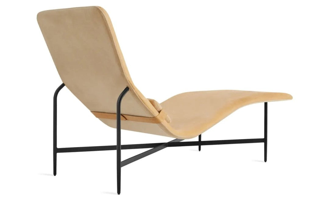 Deep Thoughts Leather Chaise