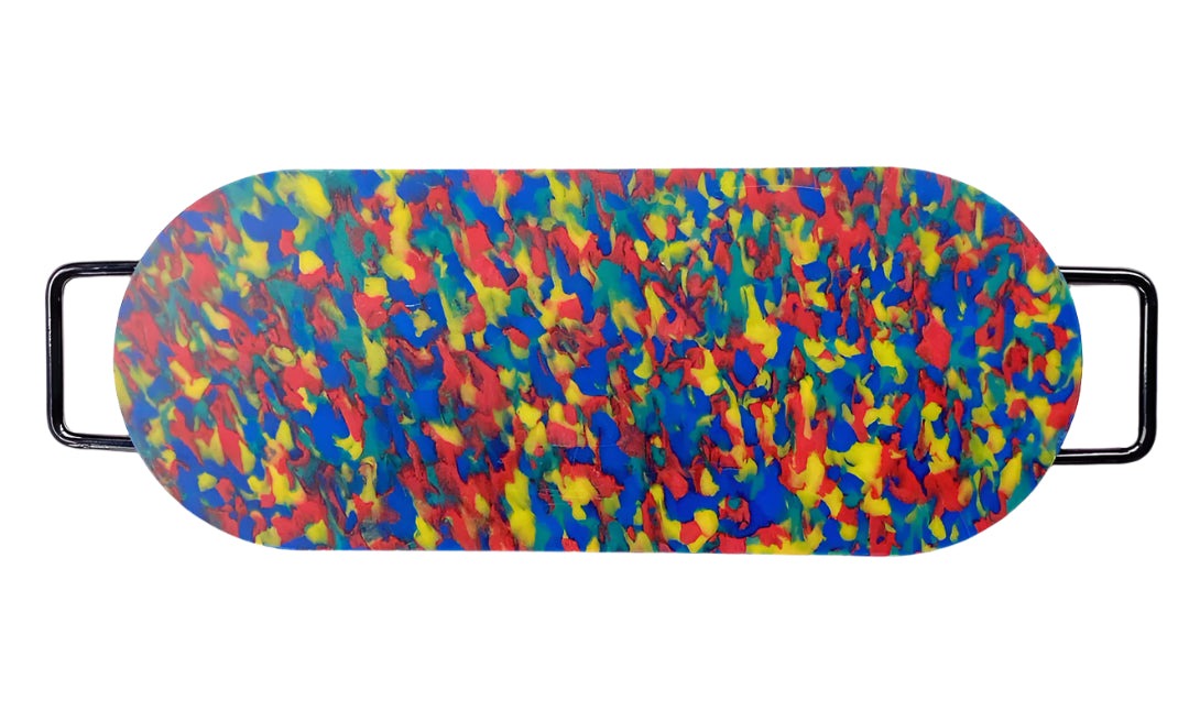 Oval Multi-Rainbow Cutting Board