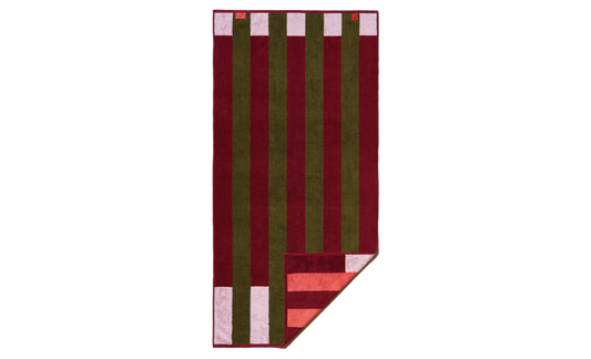 Offset Stripe Classic Stretch Towel