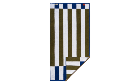 Offset Stripe Classic Stretch Towel
