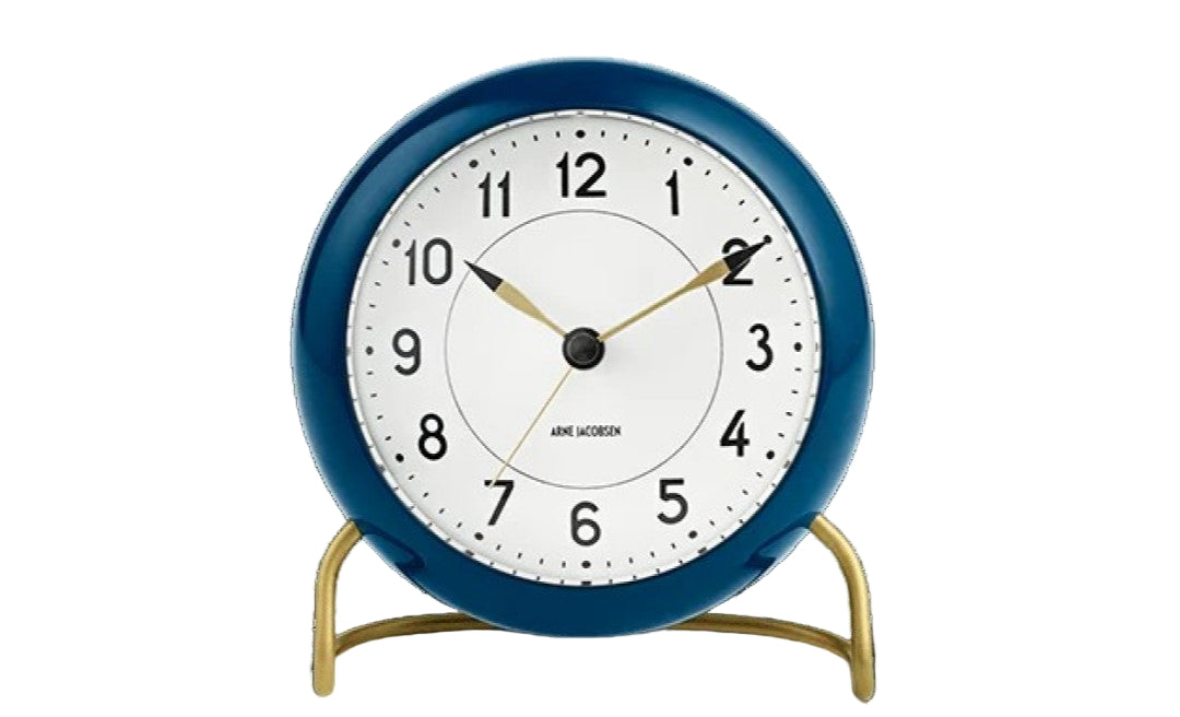 Station Table Clock, Teal