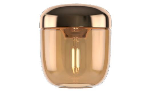 Acorn Amber Glass