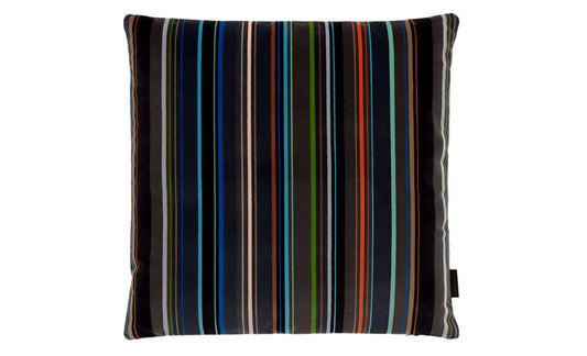 Velvet Stripe Charcoal