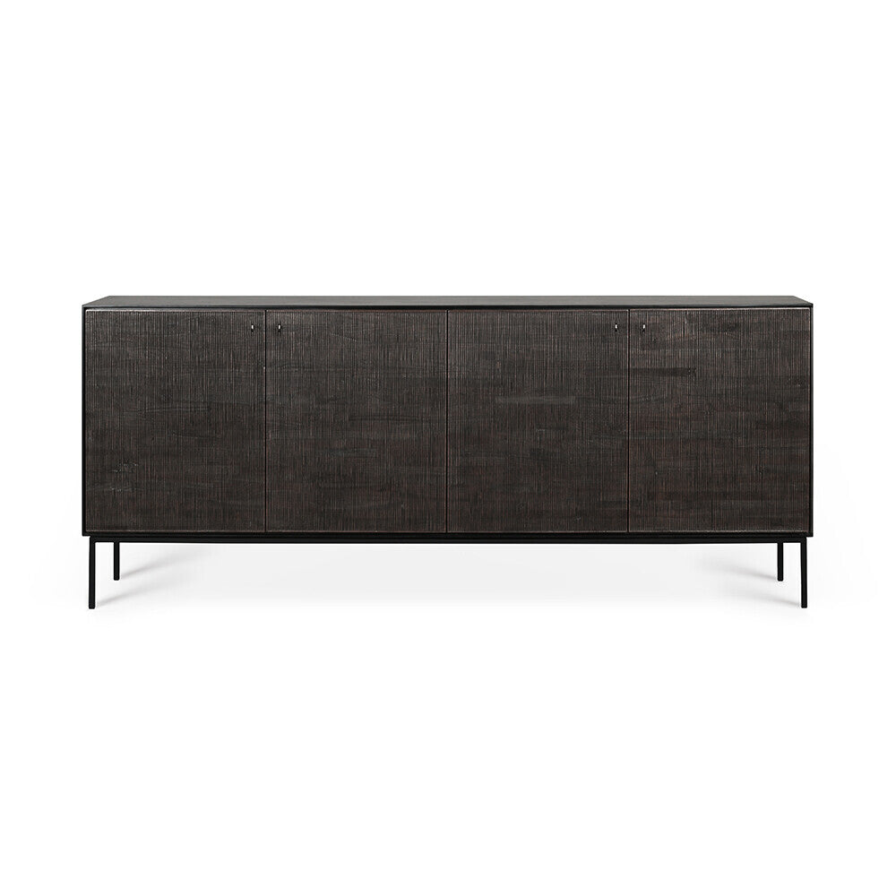 Grooves Teak sideboard