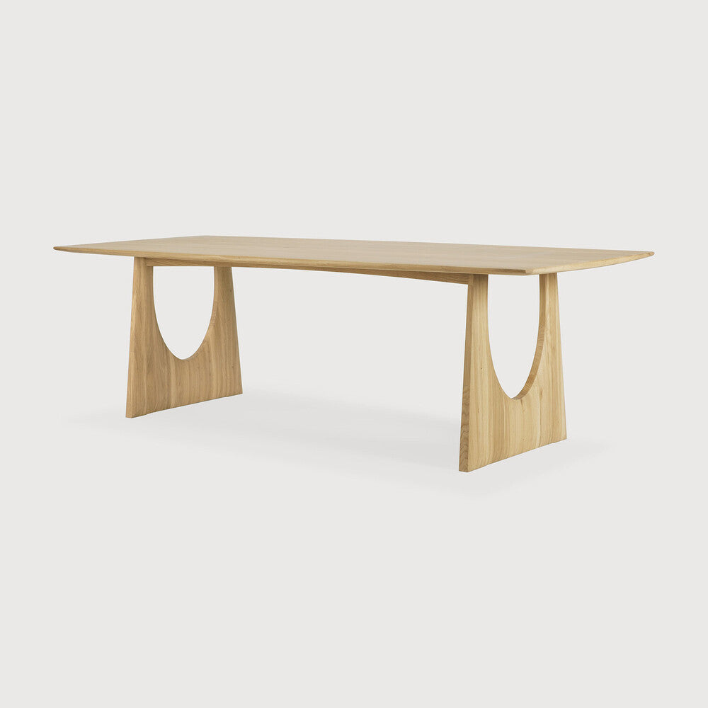 A Monumental 'Forme Libre' Oak Table in Furniture