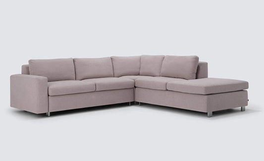 Reva 3-Piece Sectional with storage & chaise