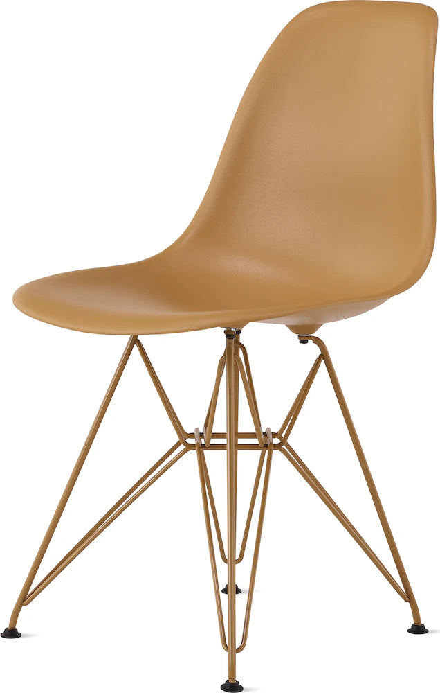 Herman Miller x HAY Eames Molded Plastic Side Chair in Toffee