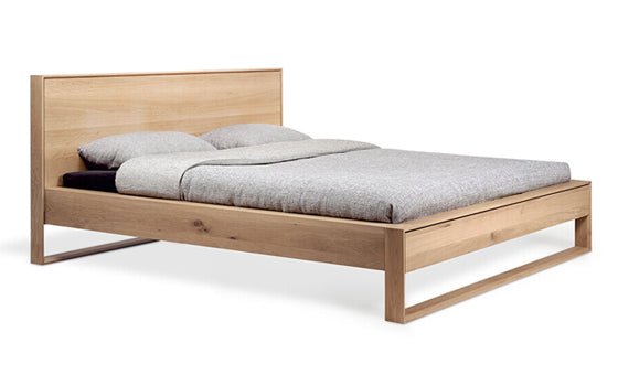 Nordic II Oak Bed
