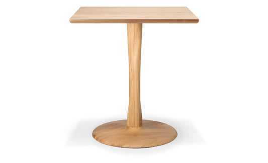 Torsion Oak square dining table