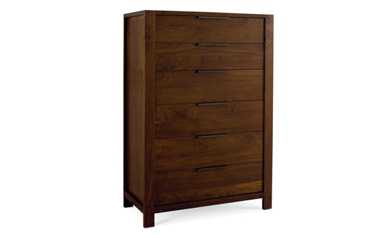 Phase Walnut Chest of Drawers