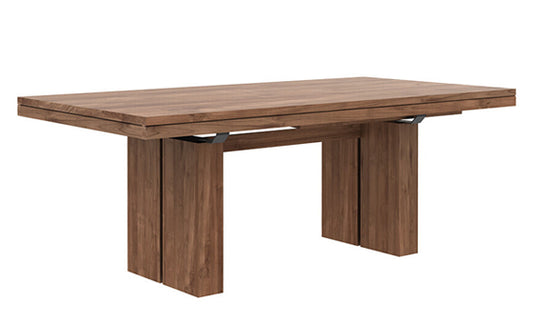 Teak Double extendable Dining Table