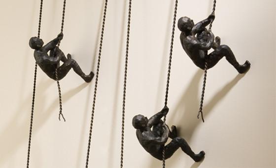 decorate in style with the climbing man sculpture from attica