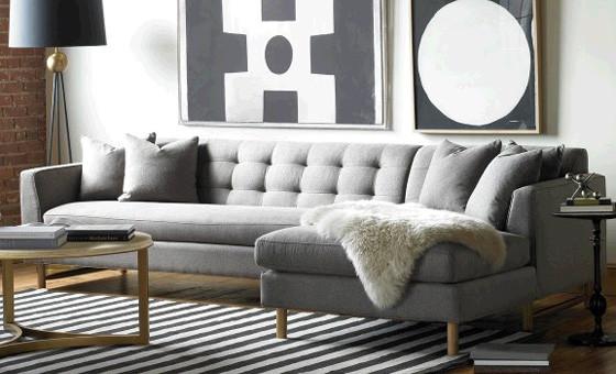 Keaton sectional with chaise