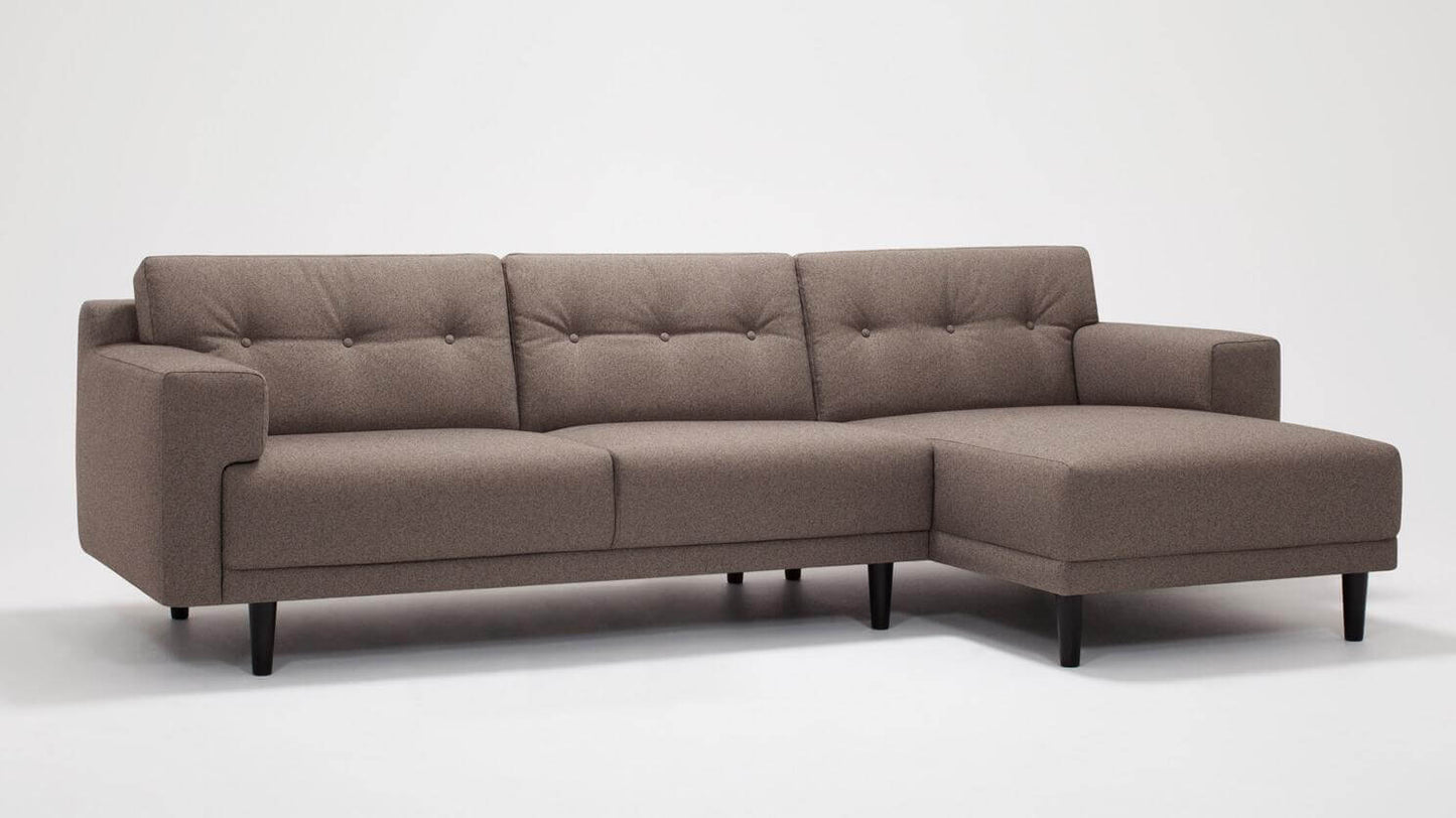 Remi 2-Piece Fabric Sectional Sofa with Chaise