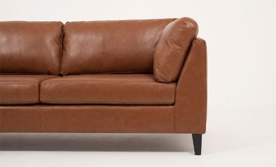 Salema 78" apartment sofa leather